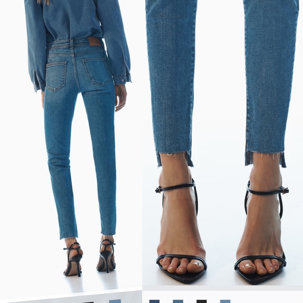 New Zara Mid-Rise Skinny Jeans